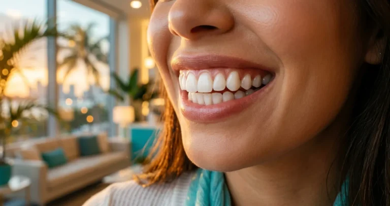 Carillas de porcelana en Miami precio - Sonrisa perfecta con veneers dentales en clínica moderna