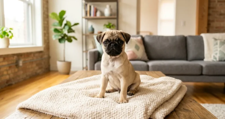 Cuánto cuesta un pug en USA - Cachorro pug en un hogar estadounidense