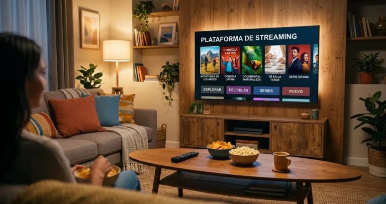 Cuánto cuesta Vix Plus en USA - Plataforma de streaming en español vista en una smart TV