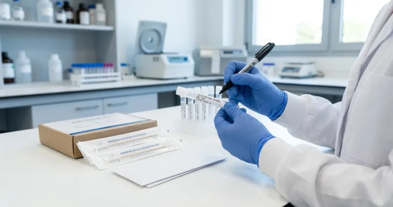 Cuánto cuesta una prueba de paternidad en USA - kit de muestras de ADN en laboratorio acreditado