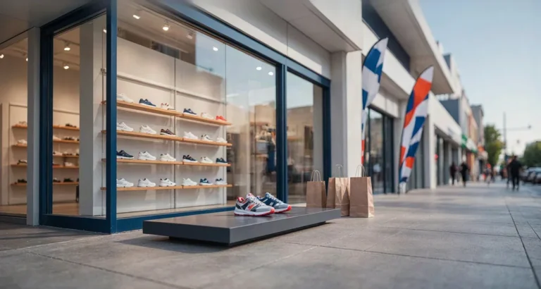 Fachada de la tienda adidas en usa con vidriera de zapatillas Samba y Gazelle: guía de outlets, precios 2026 y envíos